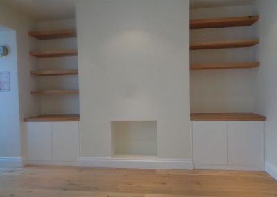 Alcove shelving