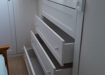 Under eaves drawers